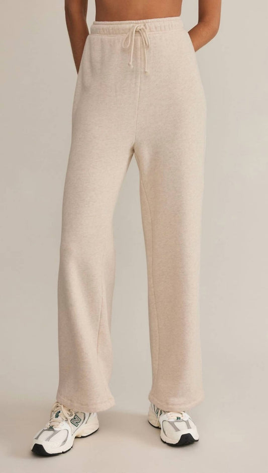 Z Supply - Hype Sweatpants - beige - clothing - cotton