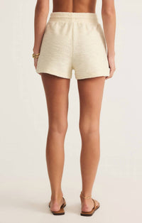 Z Supply - Knox Looped Terry Shorts - beige - clothing - cotton - blend