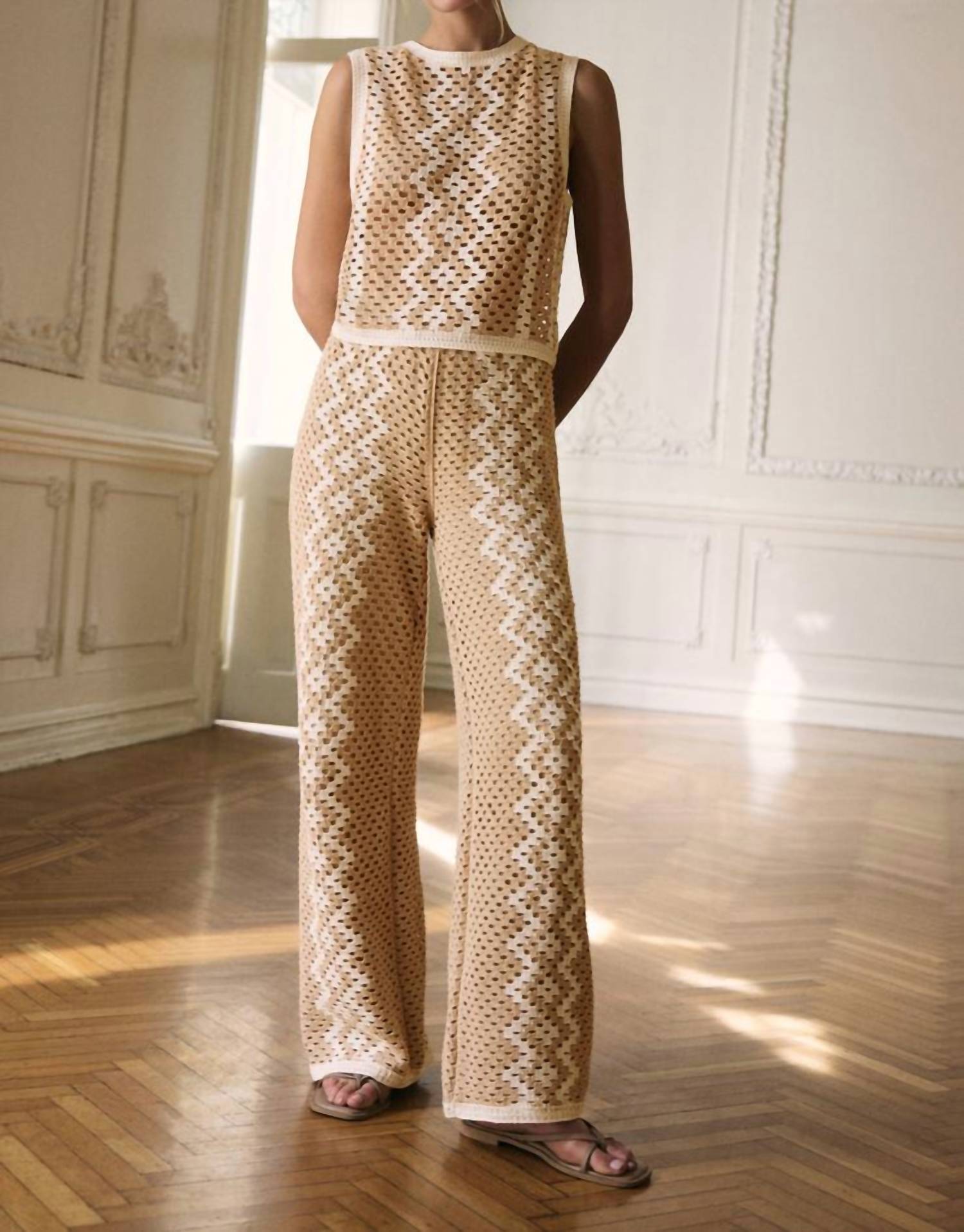 Z Supply - Loma Crochet Set - beige - clothing - cotton