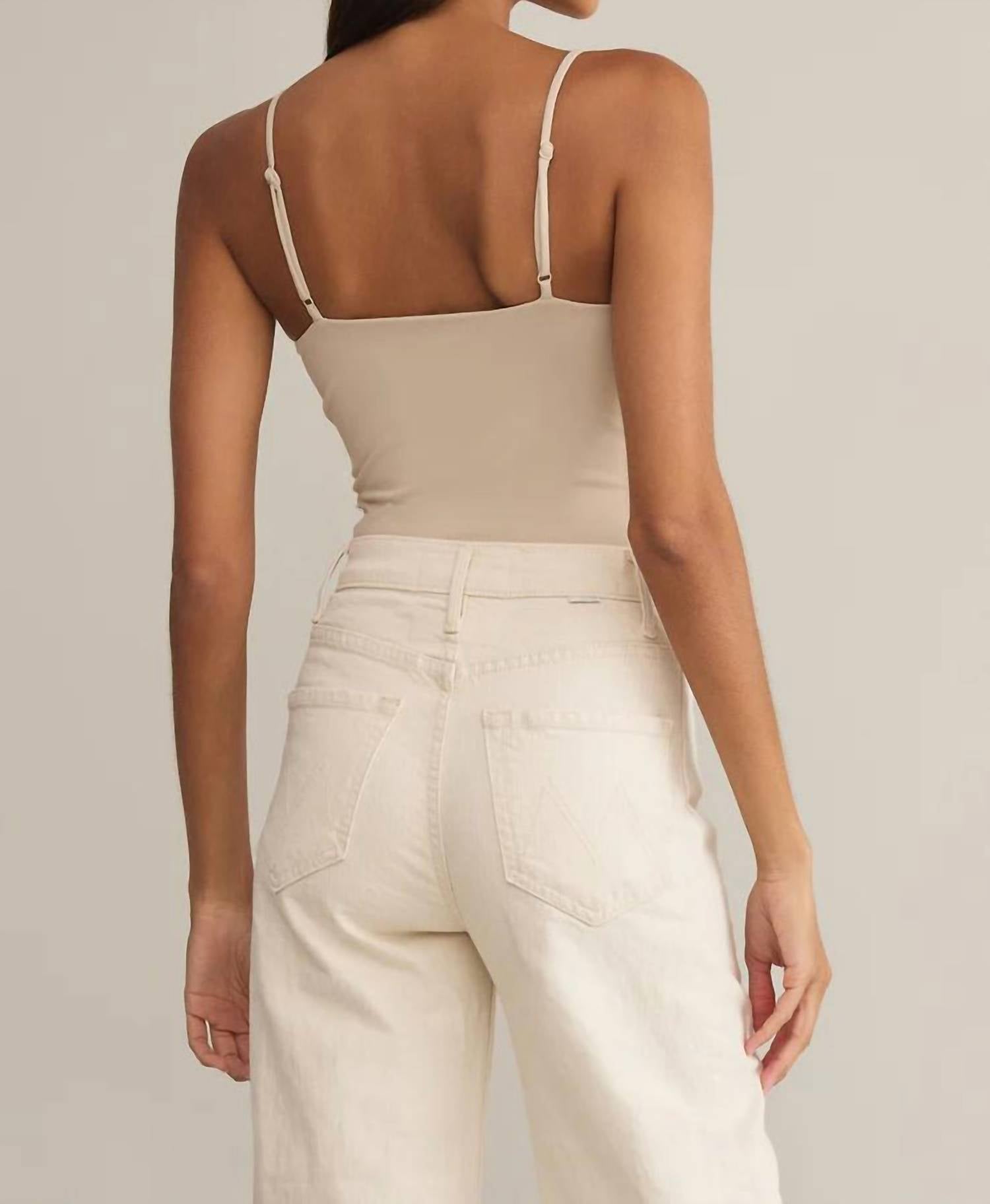 Z Supply - Luxe Smooth Bodysuit - beige - bodysuits - clothing