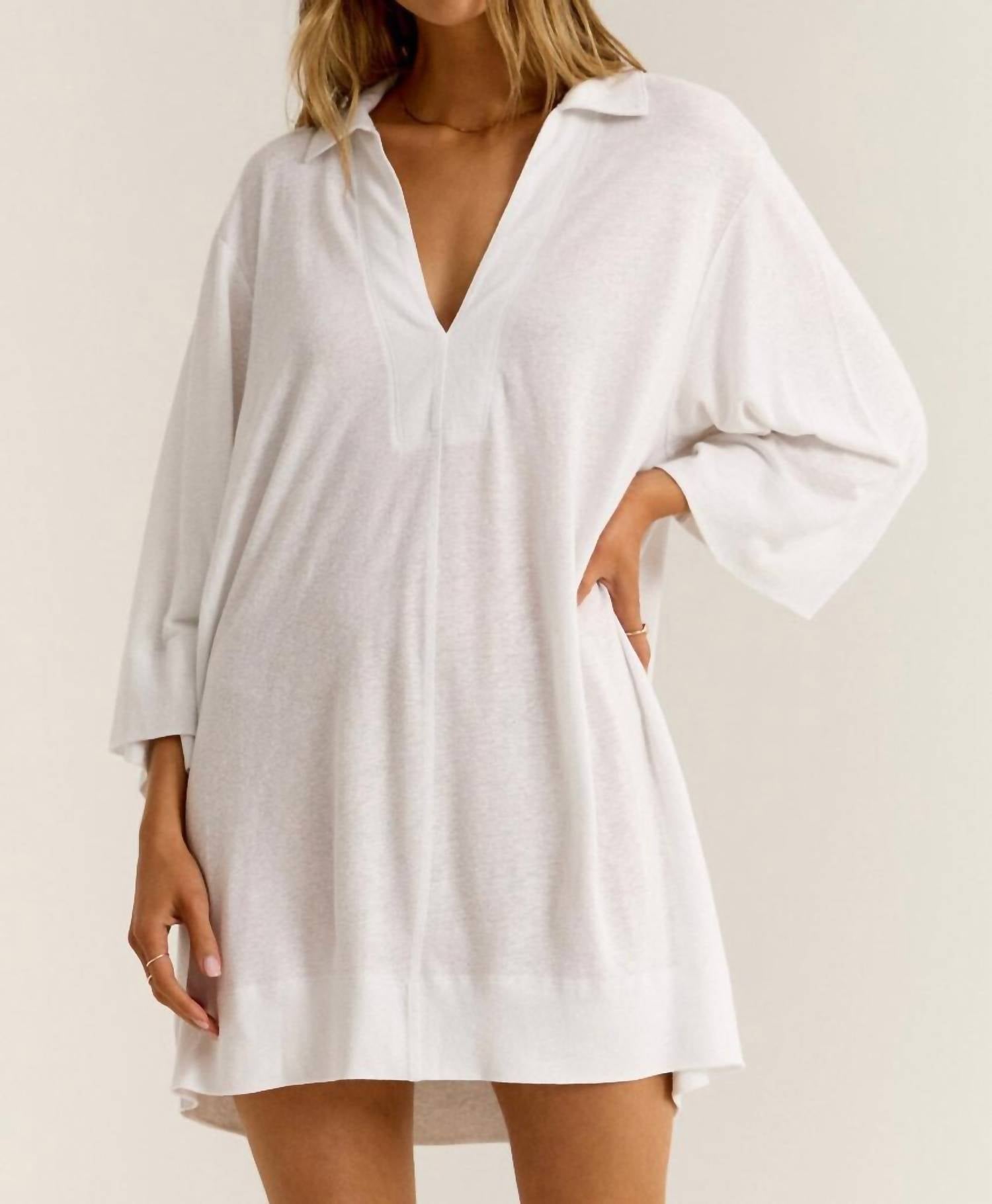 Z Supply - Mallory Slub Cover Up - clothing - coverups - linen - blend