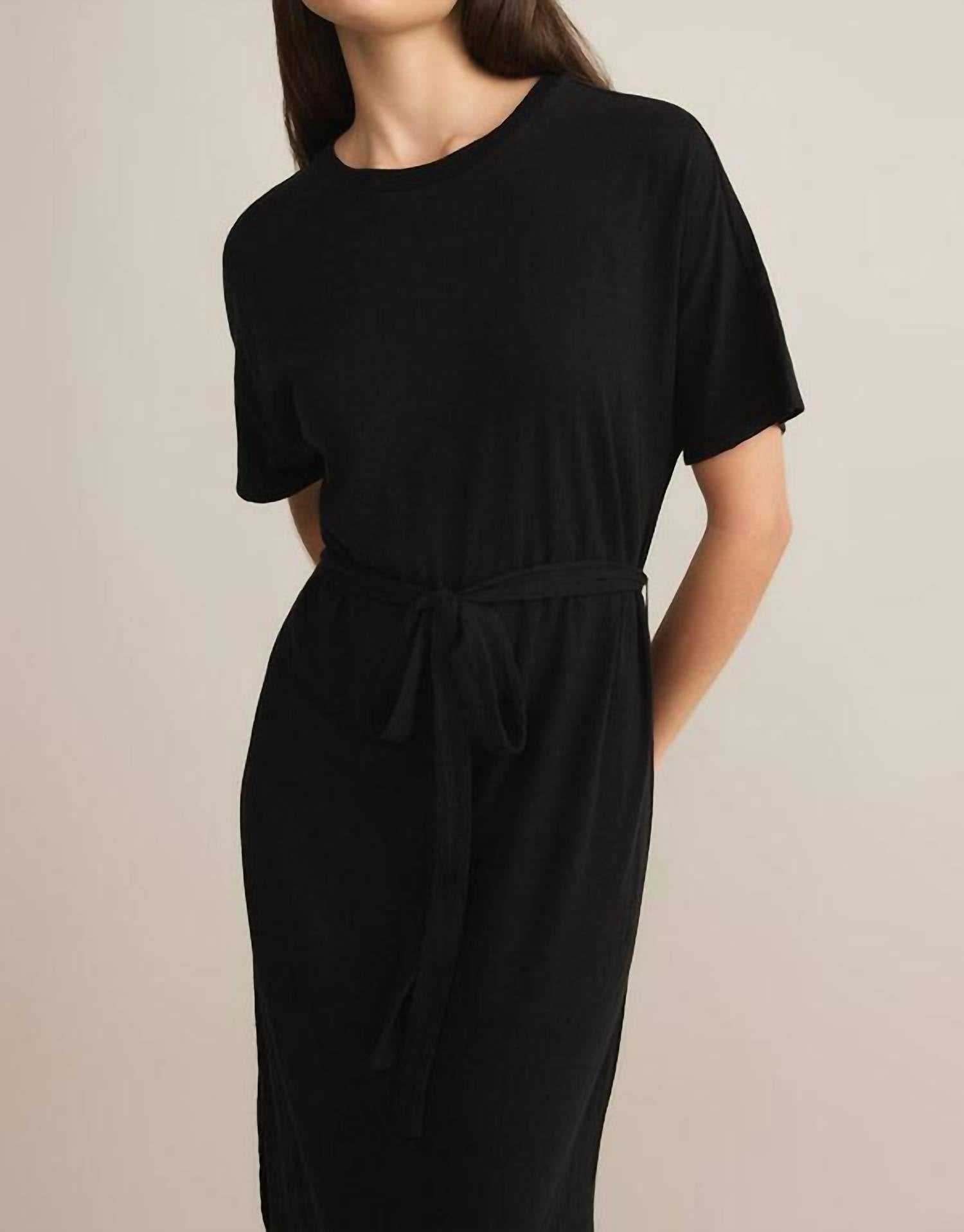 Z Supply - Mirada Dress - black - clothing - cotton