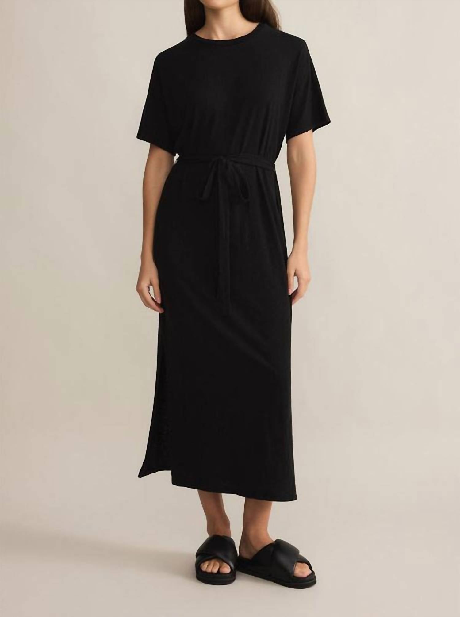 Z Supply - Mirada Dress - black - clothing - cotton