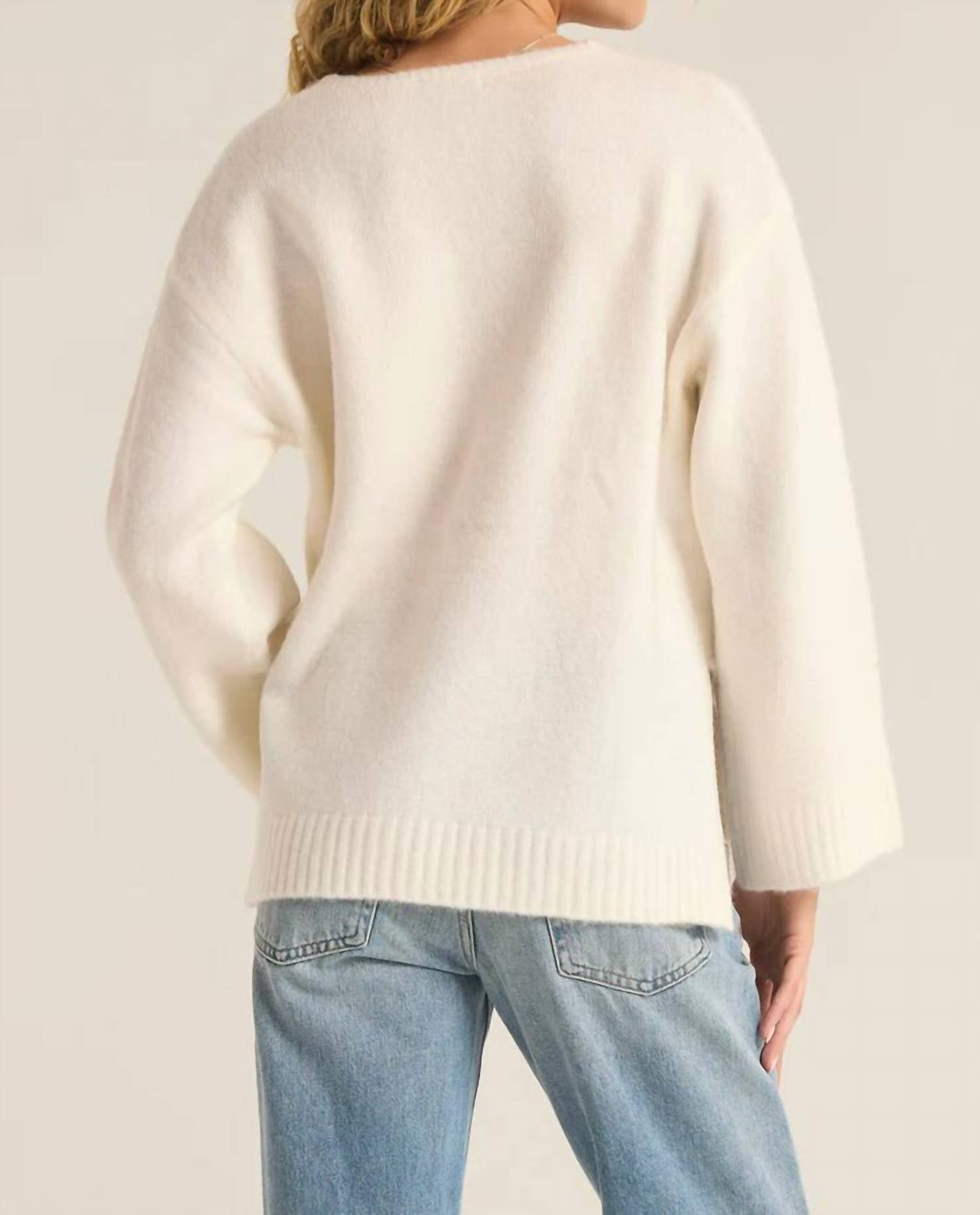 Z Supply - Modern V Neck Sweater - acrylic - clothing - shirts