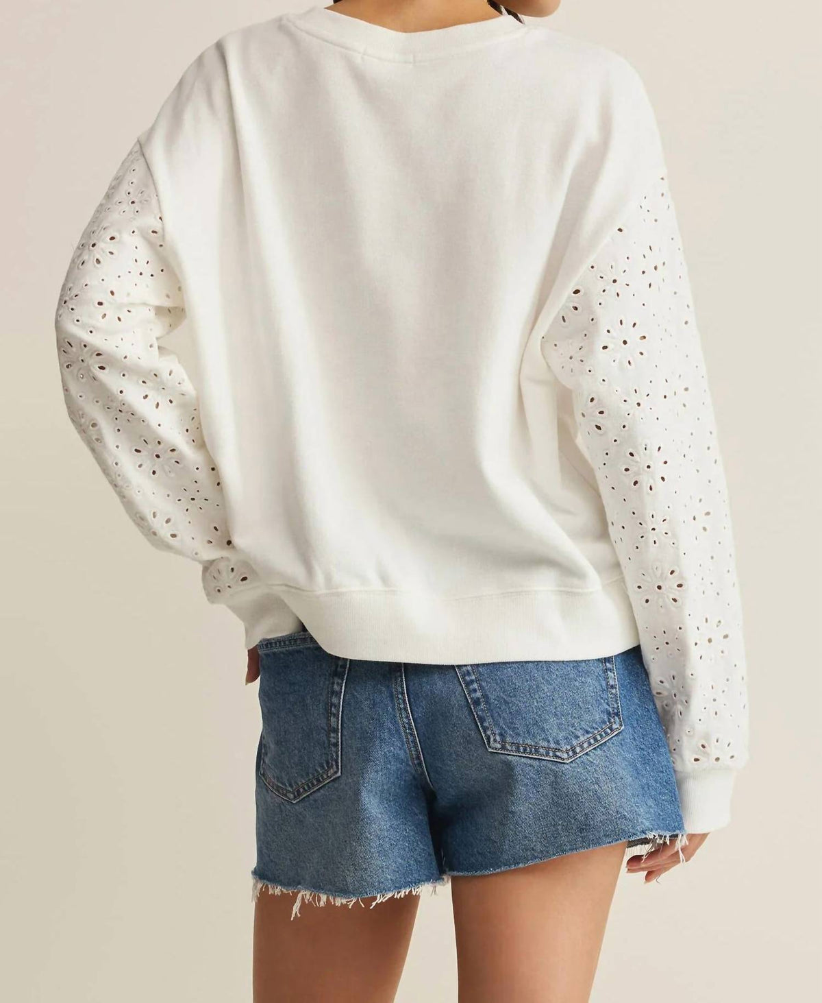 Z Supply - Mosaic Eyelet Sweatshirt