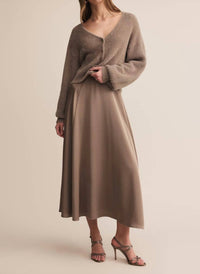 Z Supply - Northpointe Satin Midi Skirt