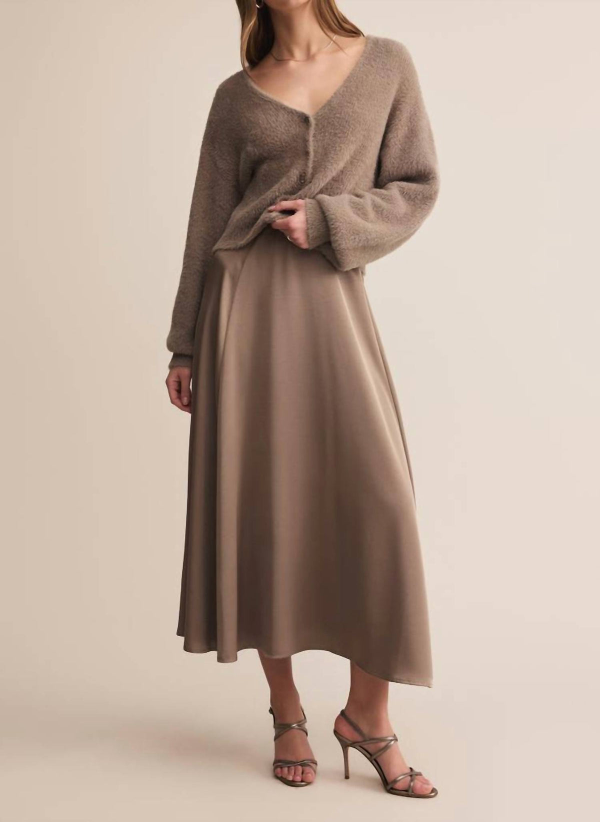 Z Supply - Northpointe Satin Midi Skirt
