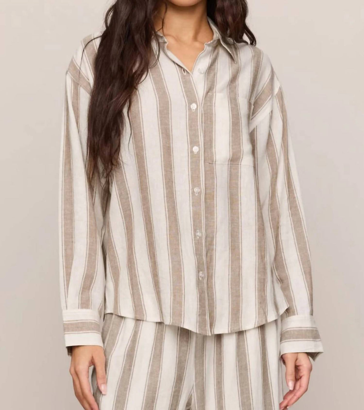 Z Supply - Perfect Striped Button Up Shirt