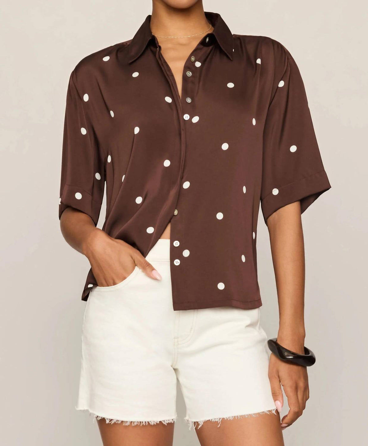 Z Supply - Polka Dot Button Down Shirt