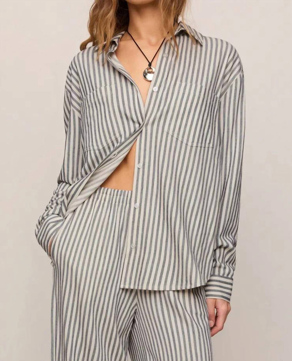 Z Supply - Reese Button Up Stripe Shirt