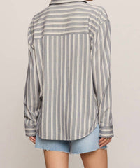 Z Supply - Reese Button Up Stripe Top
