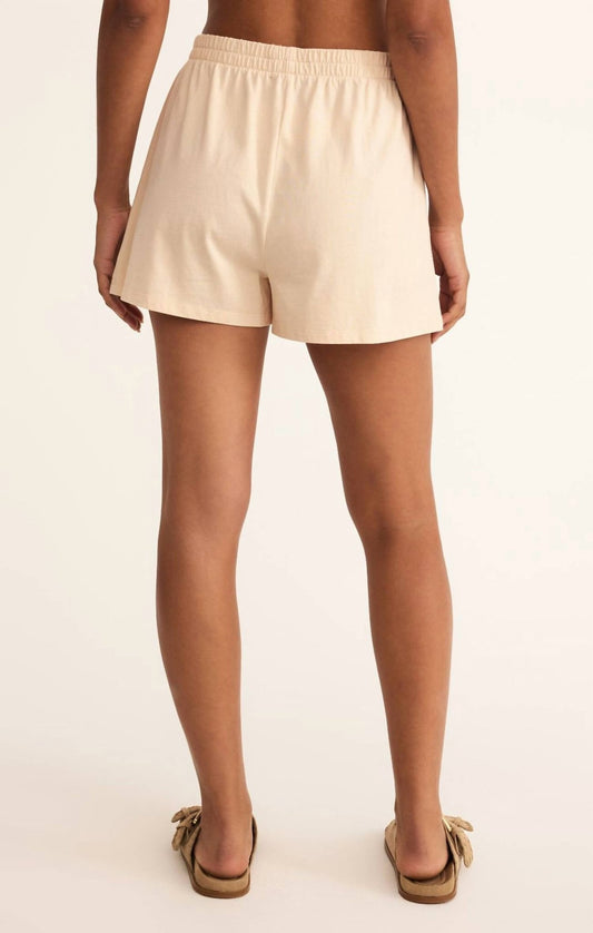 Z Supply - Scout Jersey Short - beige - clothing - cotton