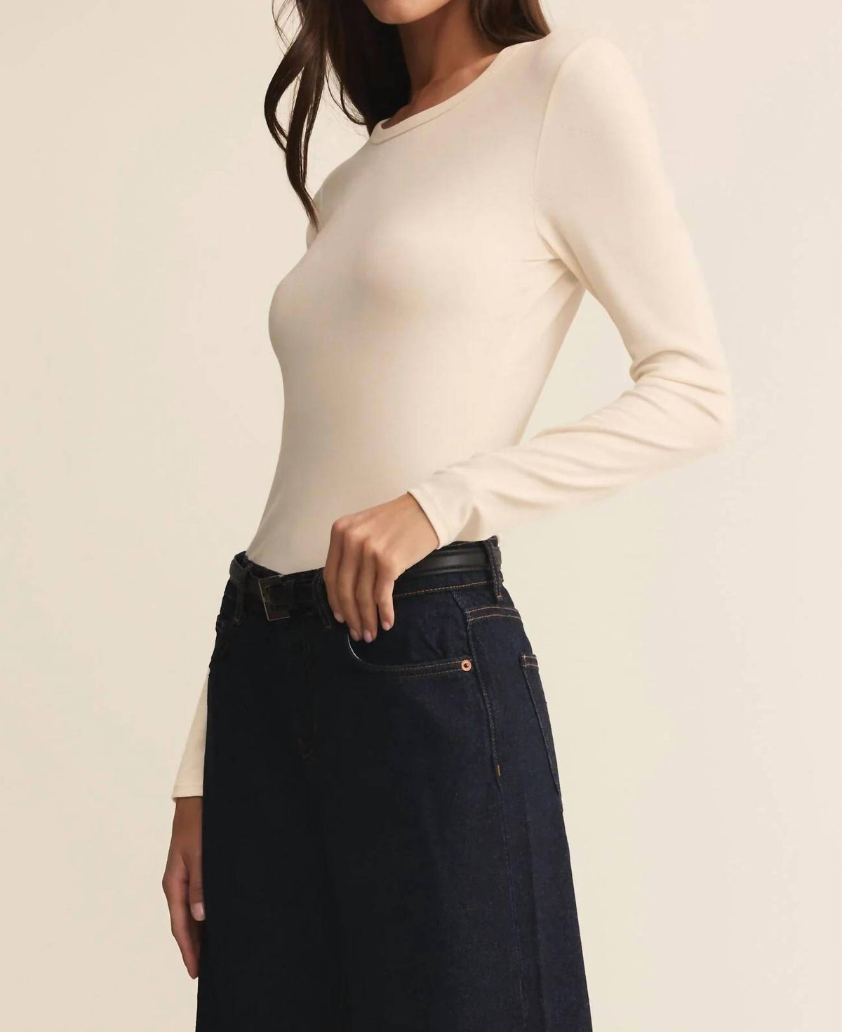 Z Supply - Second Skin Crew Neck Long Sleeve Top