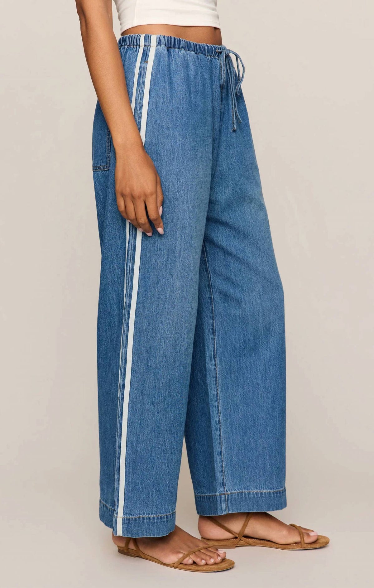 Z Supply - Sidelines Denim Track Pant