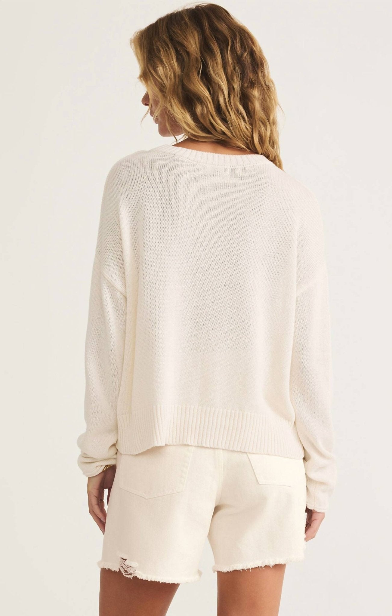 Z Supply - Sienna Patriot Sweater - clothing - cotton - crew