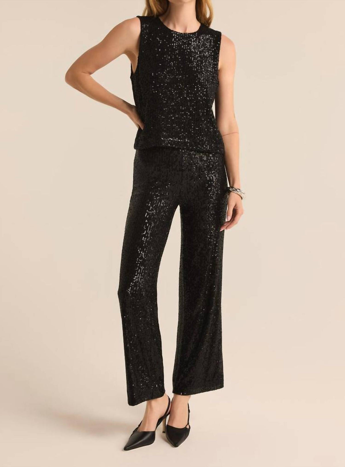 Z Supply - Skylar Sequin Cropped Pant