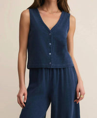 Z Supply - Solace Jersey Denim Top