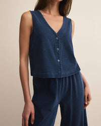 Z Supply - Solace Jersey Denim Top
