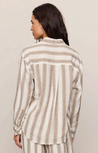 Z Supply - Striped Button Up Top