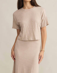 Z Supply - Sway Textured Cropped Tee