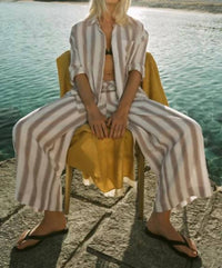 Z Supply - The Perfect Striped Button Up Shirt