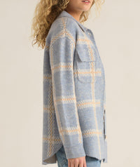 Z Supply - Tyler Plaid Sweater Jacket