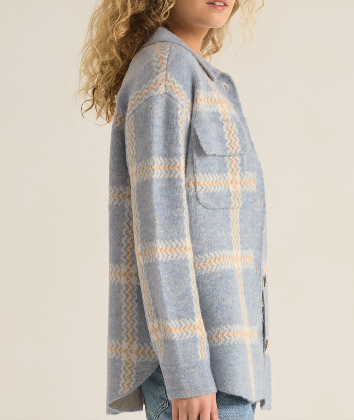 Z Supply - Tyler Plaid Sweater Jacket