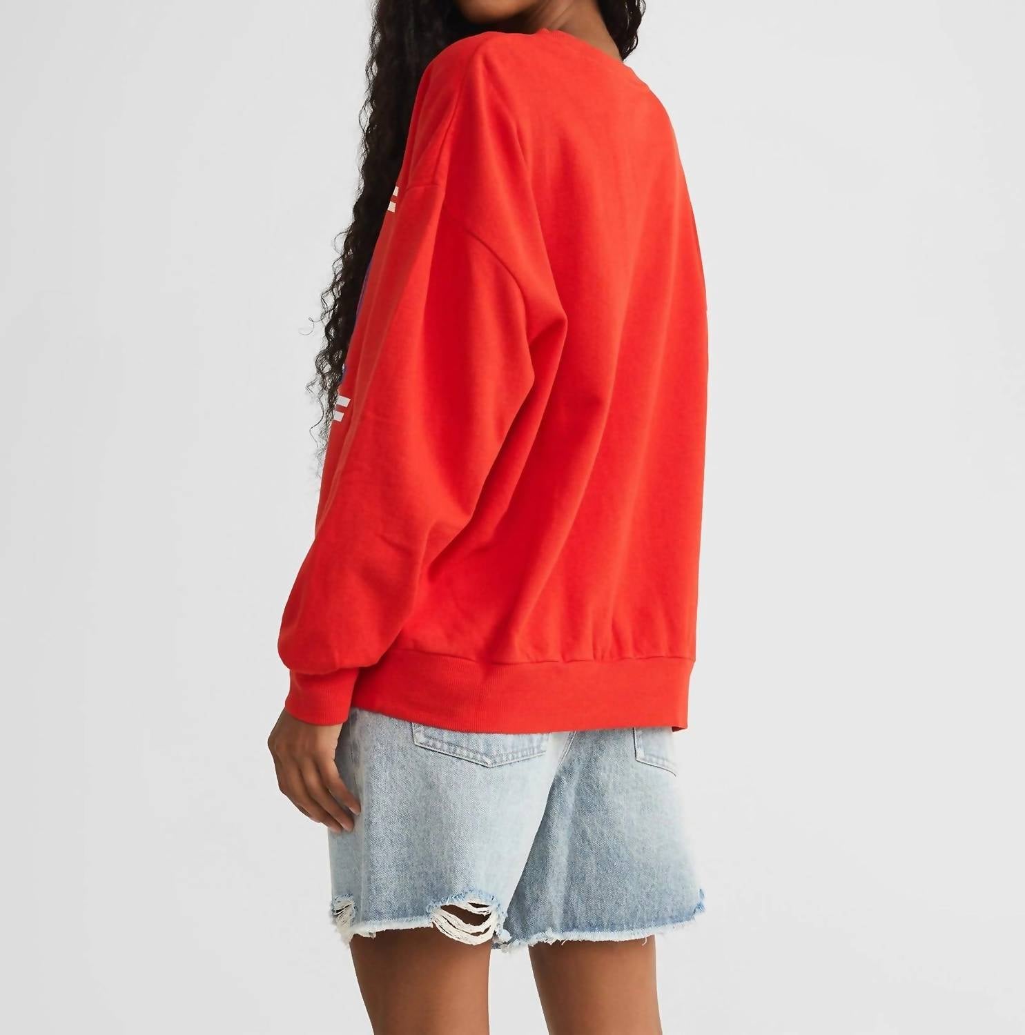 Z Supply - Usa Sunday Crewneck Sweatshirt - clothing - cotton - crew