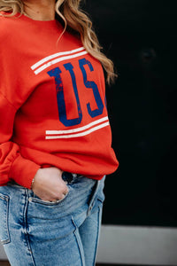 Z Supply - Usa Sunday Sweatshirt - clothing - cotton - crew