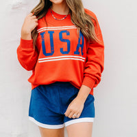 Z Supply - Usa Sunday Sweatshirt - clothing - cotton - crew