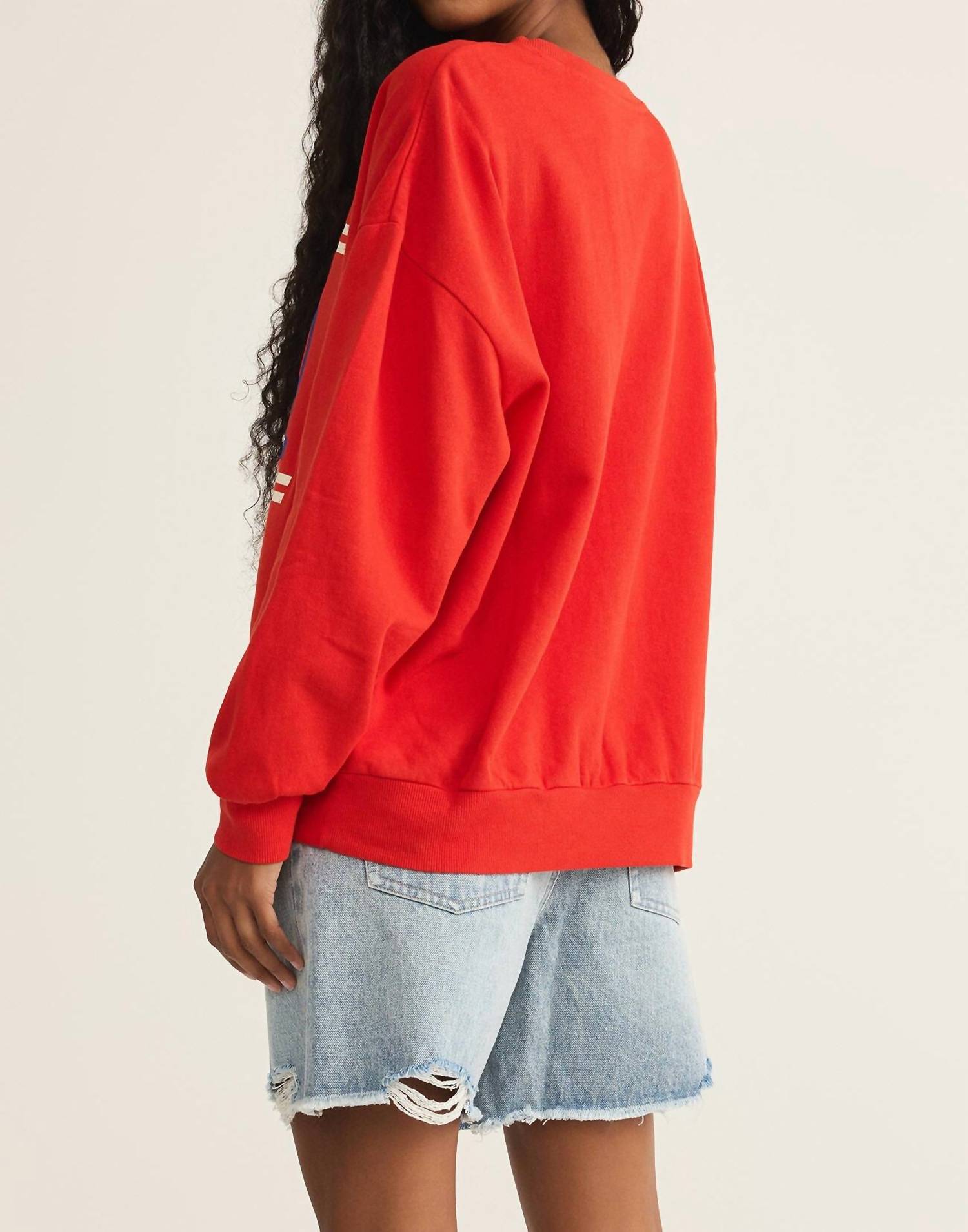 Z Supply - Usa Sunday Sweatshirt - clothing - cotton - crew