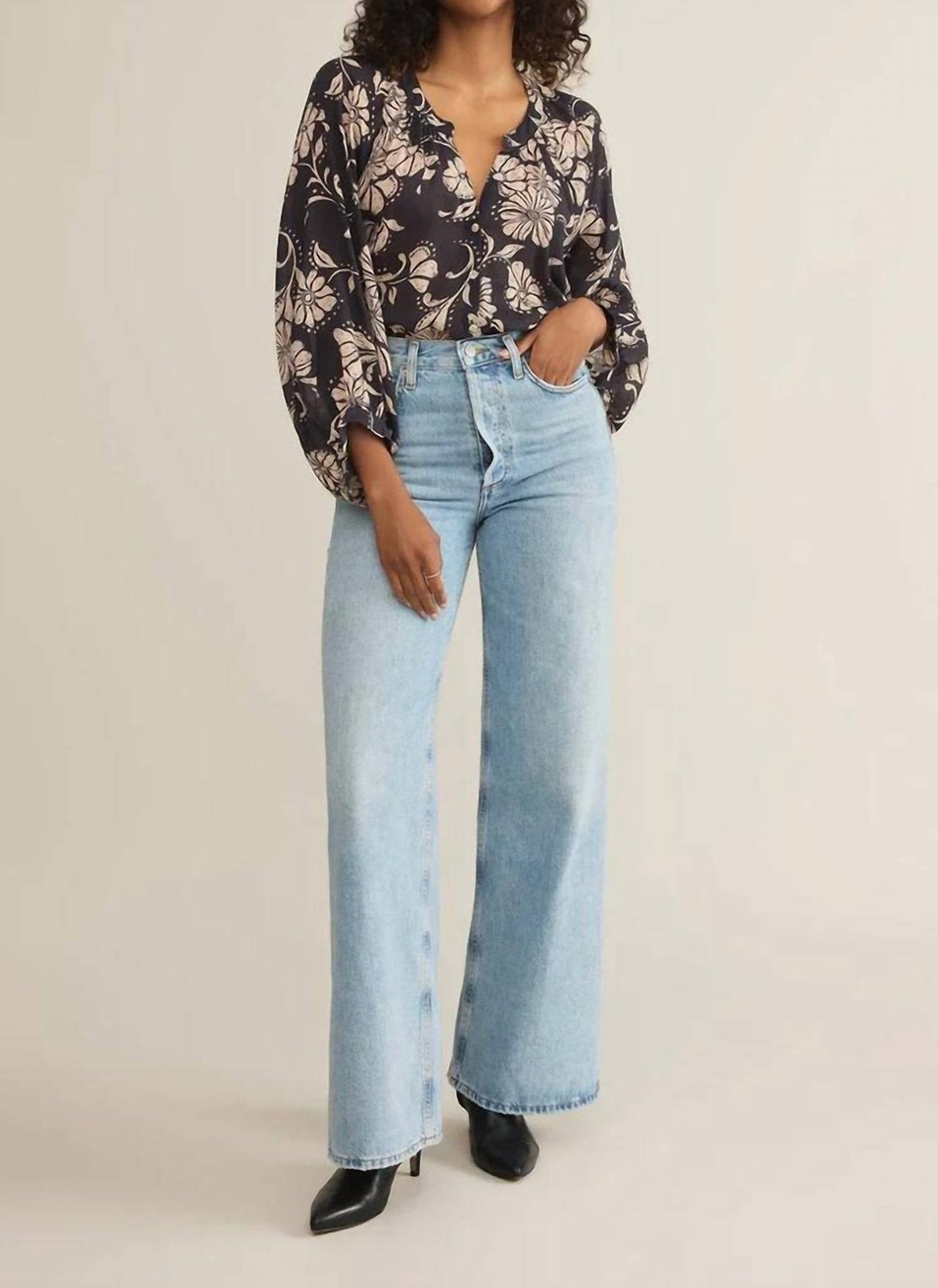 Z Supply - Wren Ari Blouse - black - blouses - clothing