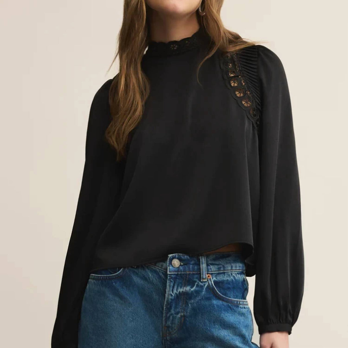 Z Supply - Silvana Embroidered Top
