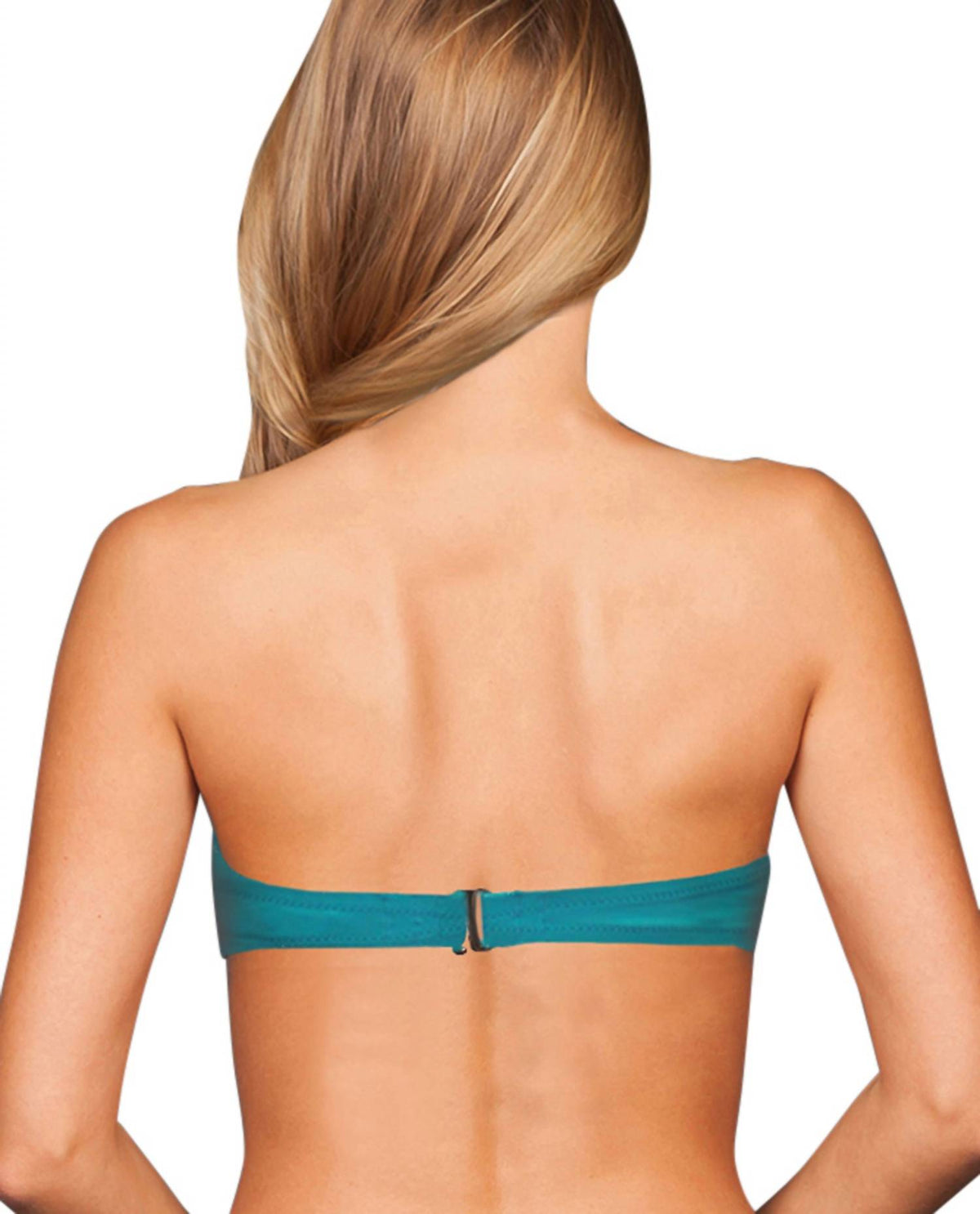 Zali - Center Ruched Bandeau Bikini Top
