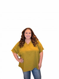 Zenana - Basic Oversized Blouse - Plus
