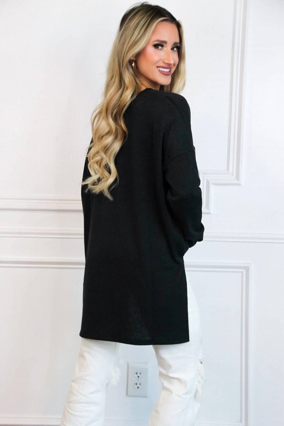 Zenana - Bonfire Babe Oversized Pocket Top
