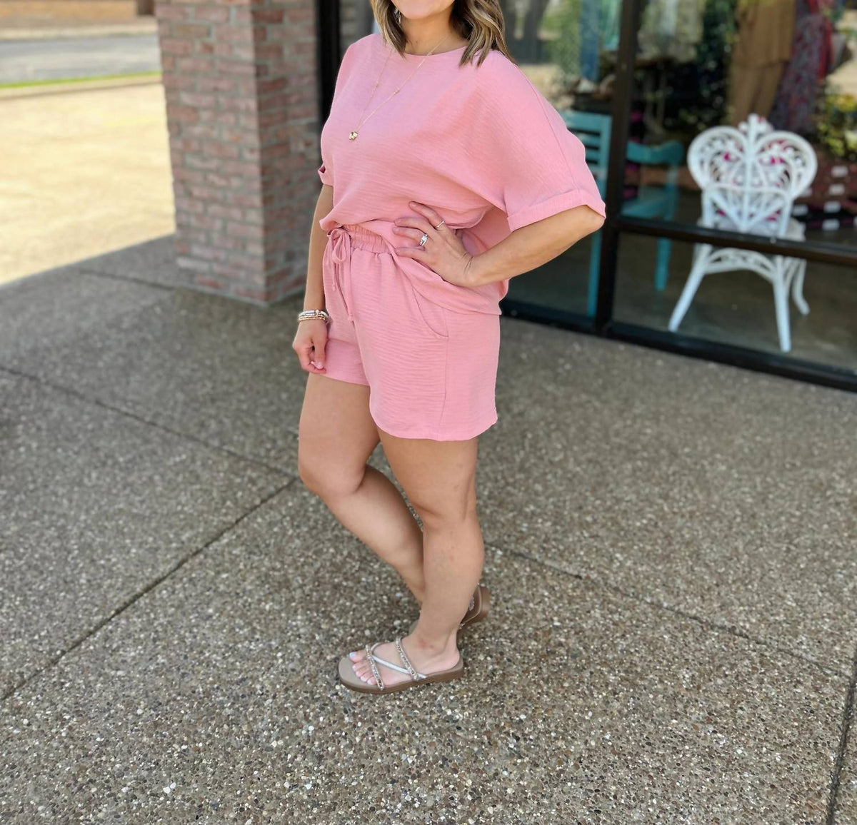 Zenana - Breeze Top And Short Set