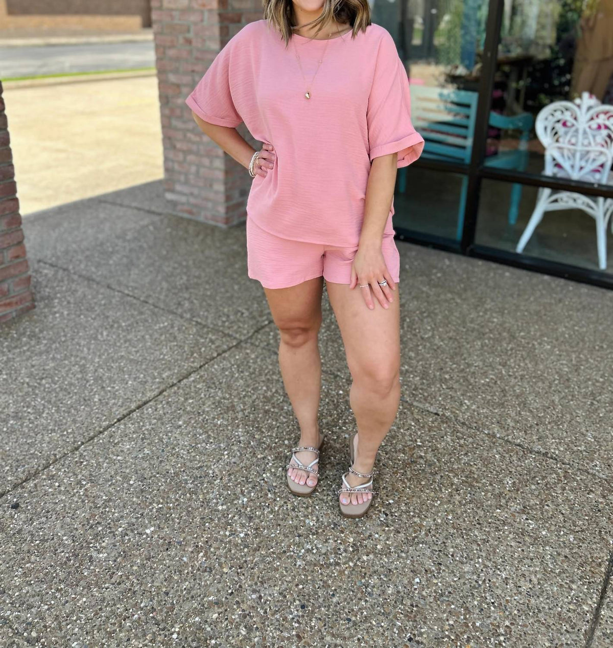 Zenana - Breeze Top And Short Set
