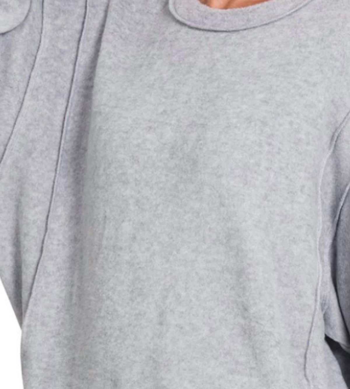 Zenana - Brushed Hacci Sweater - Plus