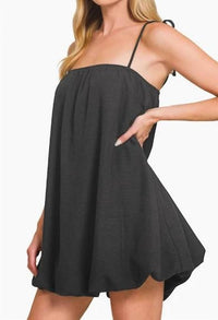 Zenana - Bubble Up Mini Dress