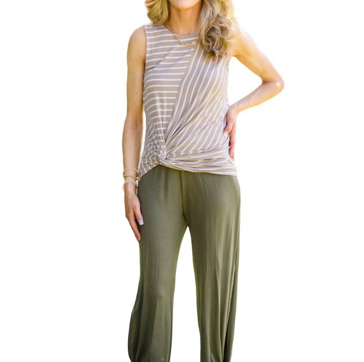 Zenana - Ella Striped Tank