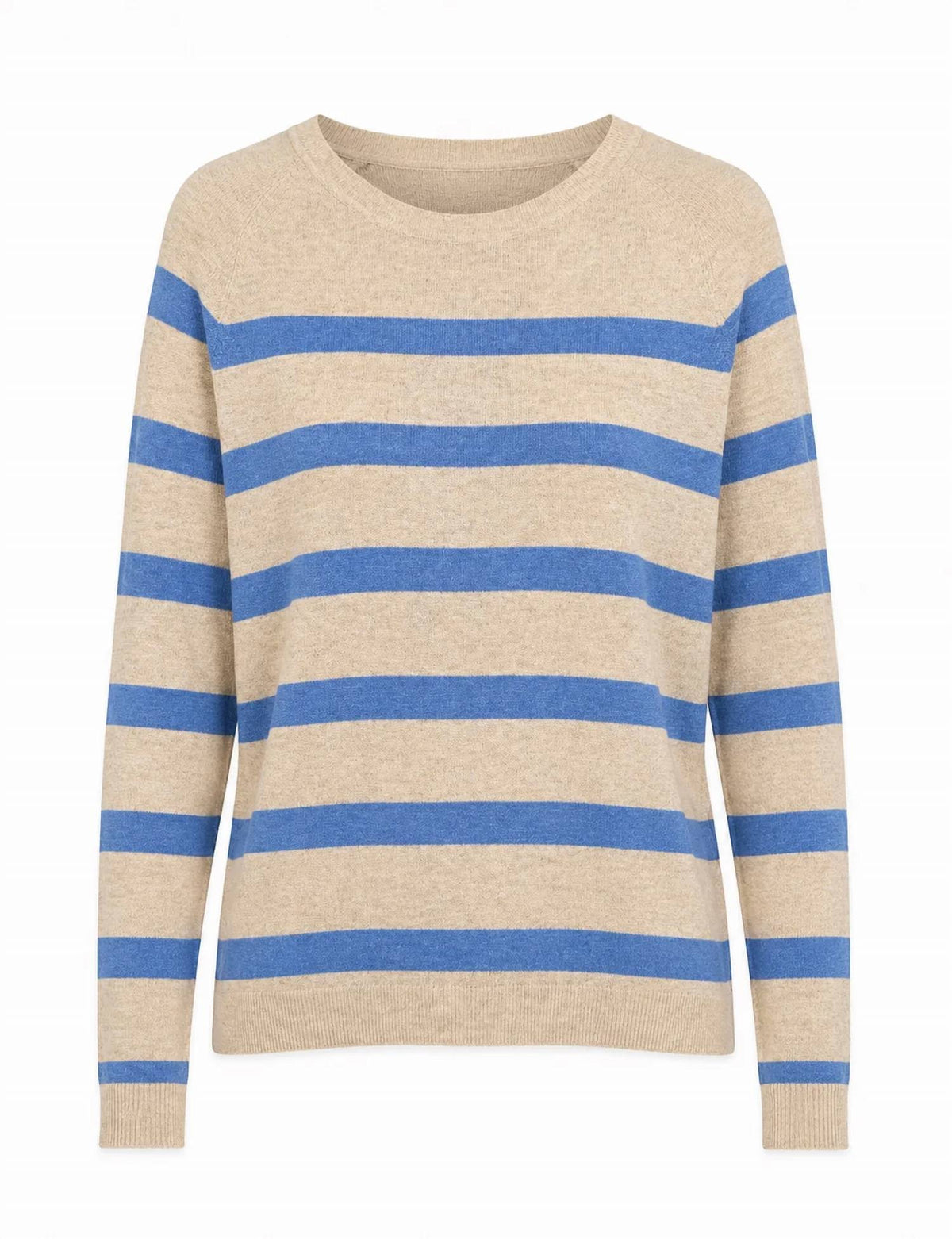 Zenana - Lightweight Wool Blend Striped Sweater