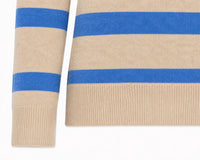 Zenana - Lightweight Wool Blend Striped Sweater