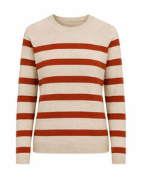 Zenana - Lightweight Wool Blend Striped Sweater