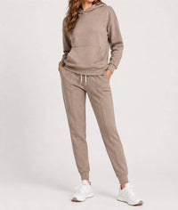 Zenana - Oversized Scuba Hoodie