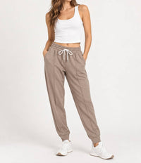 Zenana - Pintuck Scuba Joggers