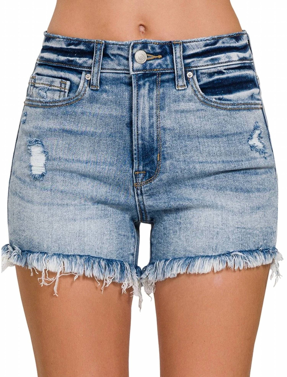 Zenana - Rae Denim Shorts
