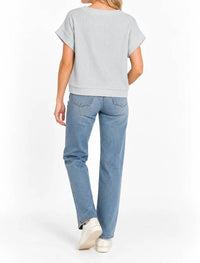 Zenana - Raised Rib Cap Sleeve Top