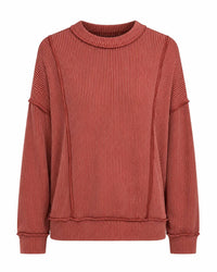 Zenana - Raised Rib Pullover