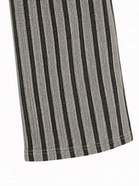 Zenana - Raised Rib Striped Pullover & Pants Set